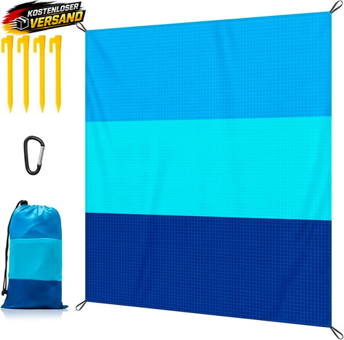 Sandfreie strandmatte 210x200 - sandfreie,