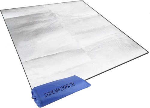 Alu isomatte 200x200cm - alu, faltbar